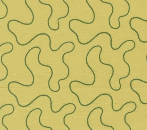 Floral Fondant Citrine 14136-17 by Linn Warme for Moda yellow floral fabric