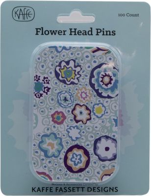 Kaffe Fassett - Flower Head Pins 100ct