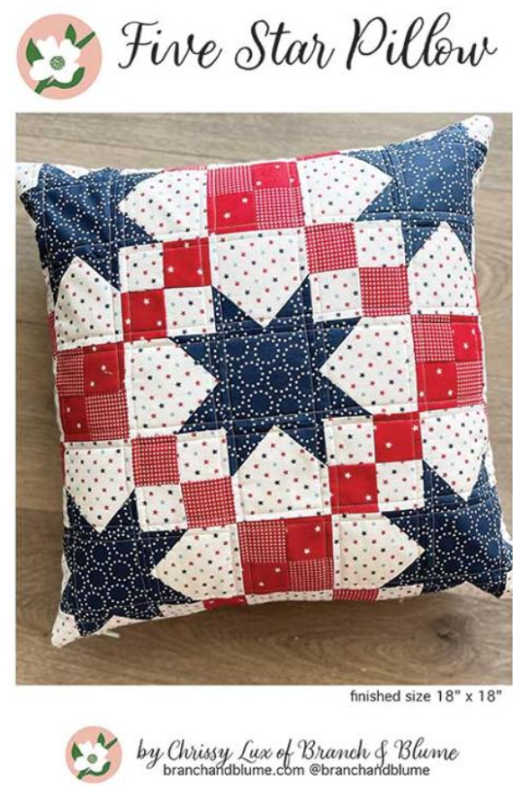 Branch & Blume - Five Star Pillow - Pattern