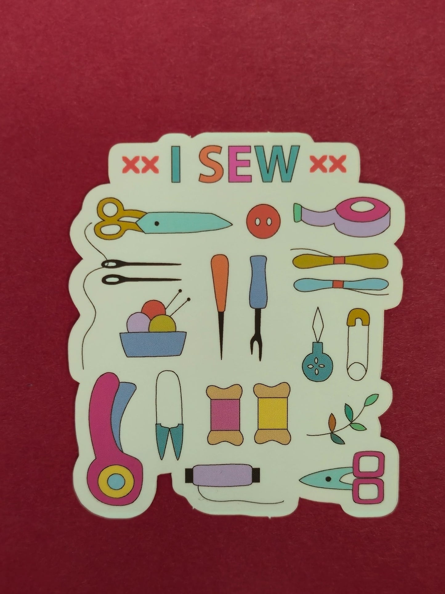 Minki Kim - I Sew Sticker