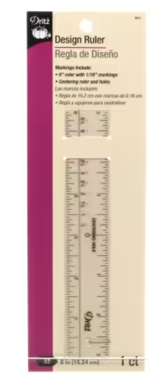 Dritz - 6in Design Ruler