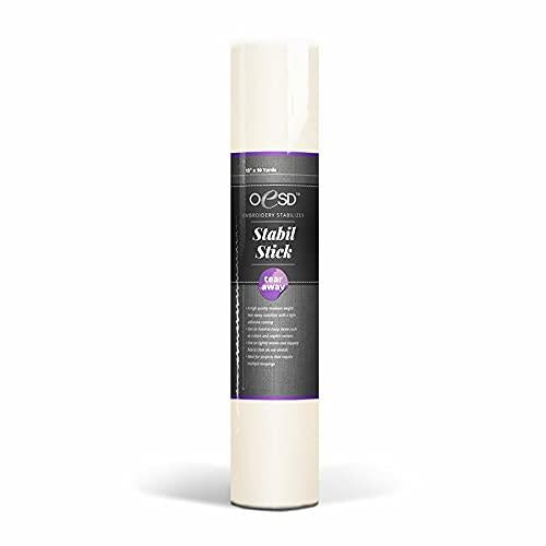 StabilStick tear-away adhesive stabilizer 15 inch x 10 yards embroidery