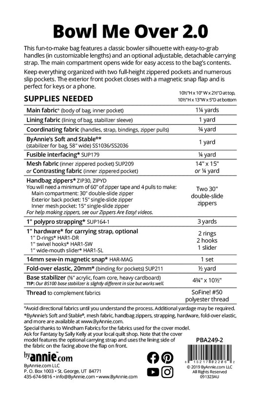 Bowl Me Over 2.0 - Pattern