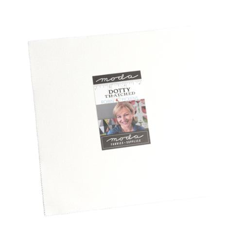 Robin Pickens Dotty Thatched Blizzard layer cake 42 ten-inch squares Moda precut
