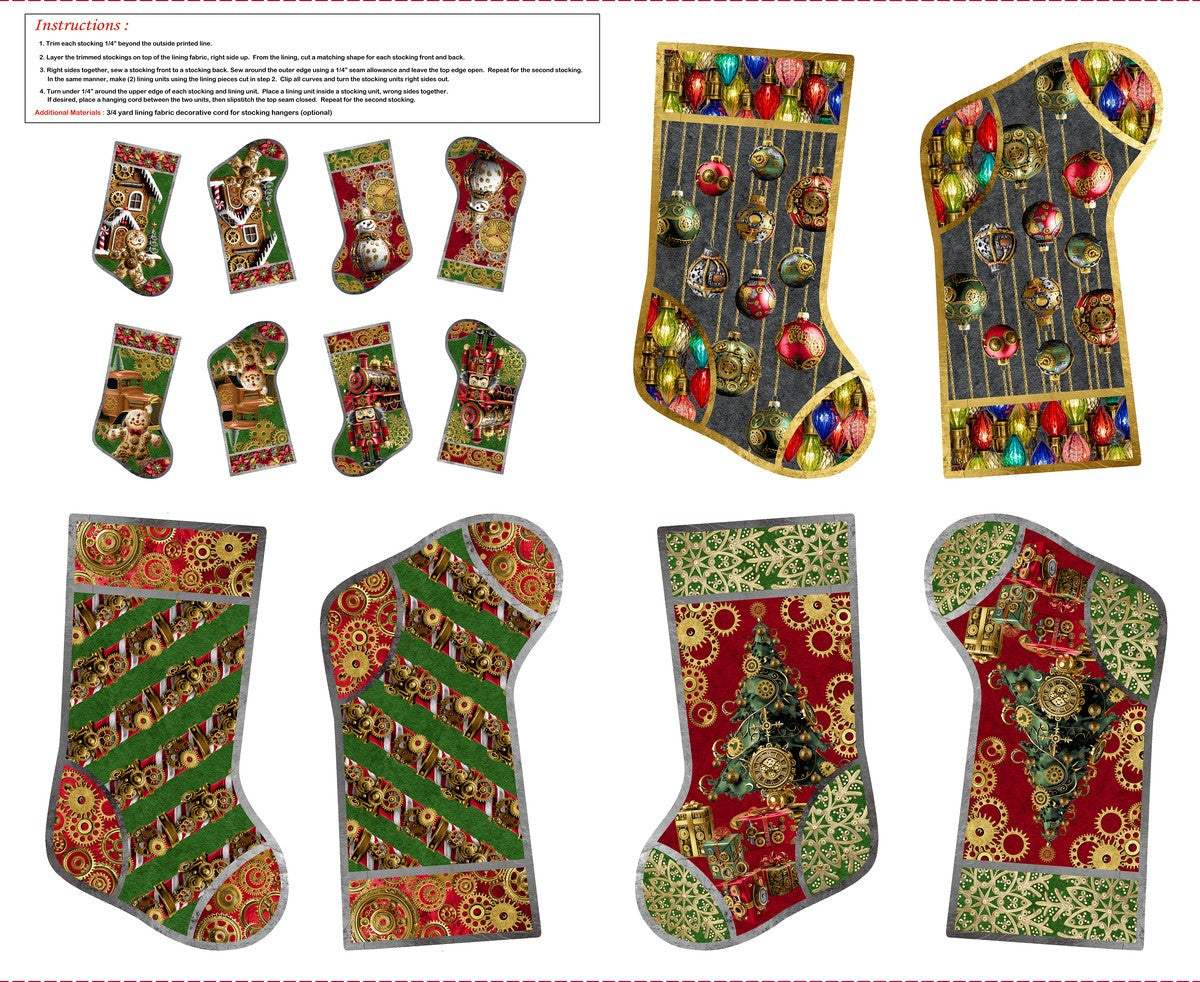 Blank - Gears & Garland - 4832P-88 Red