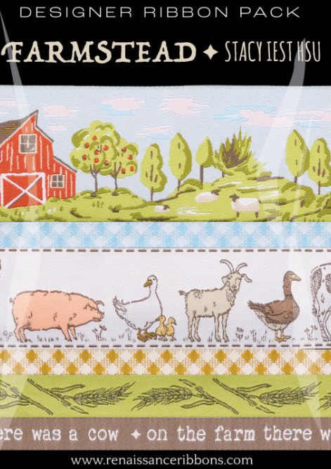 Renaissance Ribbons Animal Farm Designer Ribbon Pack