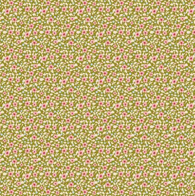 Tilda Creating Memories Brie Green soft sage Norwegian quilting fabric by Tone Finnanger