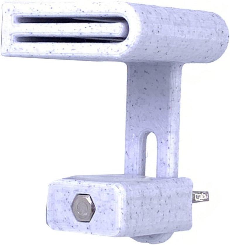 White speckled lock with a hexagonal bolt on a white background