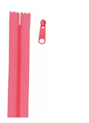 4YD - Zippers by the Yard - Coral for sewing, bags, and craft projects