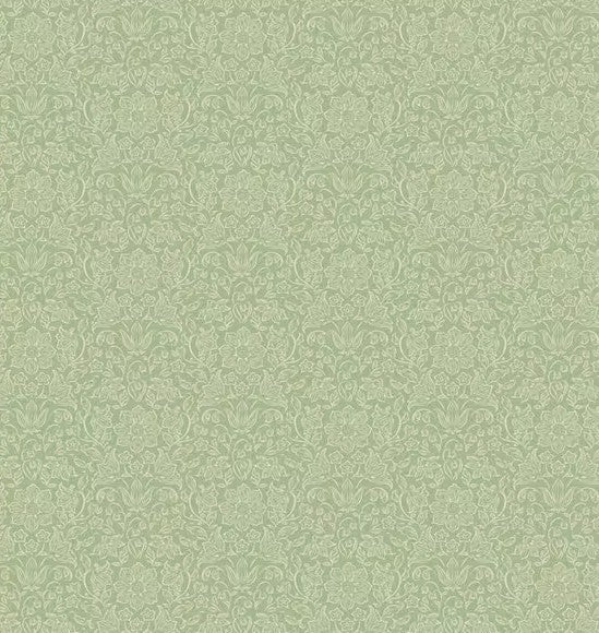 Patterned wallpaper with a subtle design on a light green background