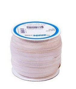 By Annie 3/4in x 50yd Fold-Over Elastic – Natural for sewing and craft projects