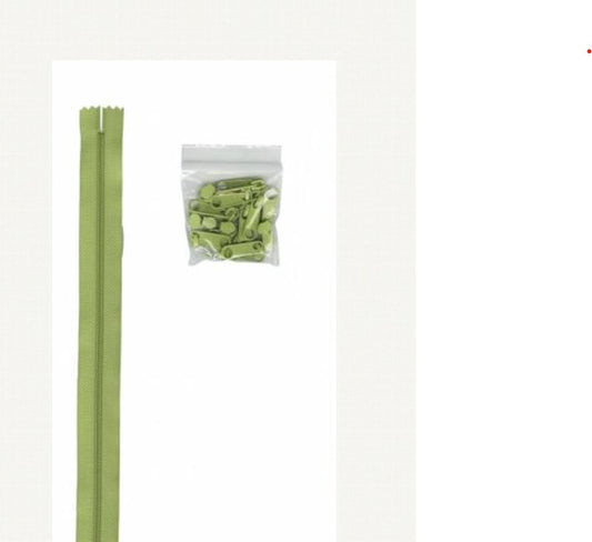 ByAnnie Zippers by Yard - Chartreuse for sewing, bags, and craft projects