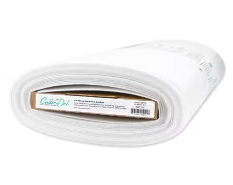 Callie Del non-woven sew-in firm stabilizer 20in x 10yds CD115S for quilting, bags, and crafts