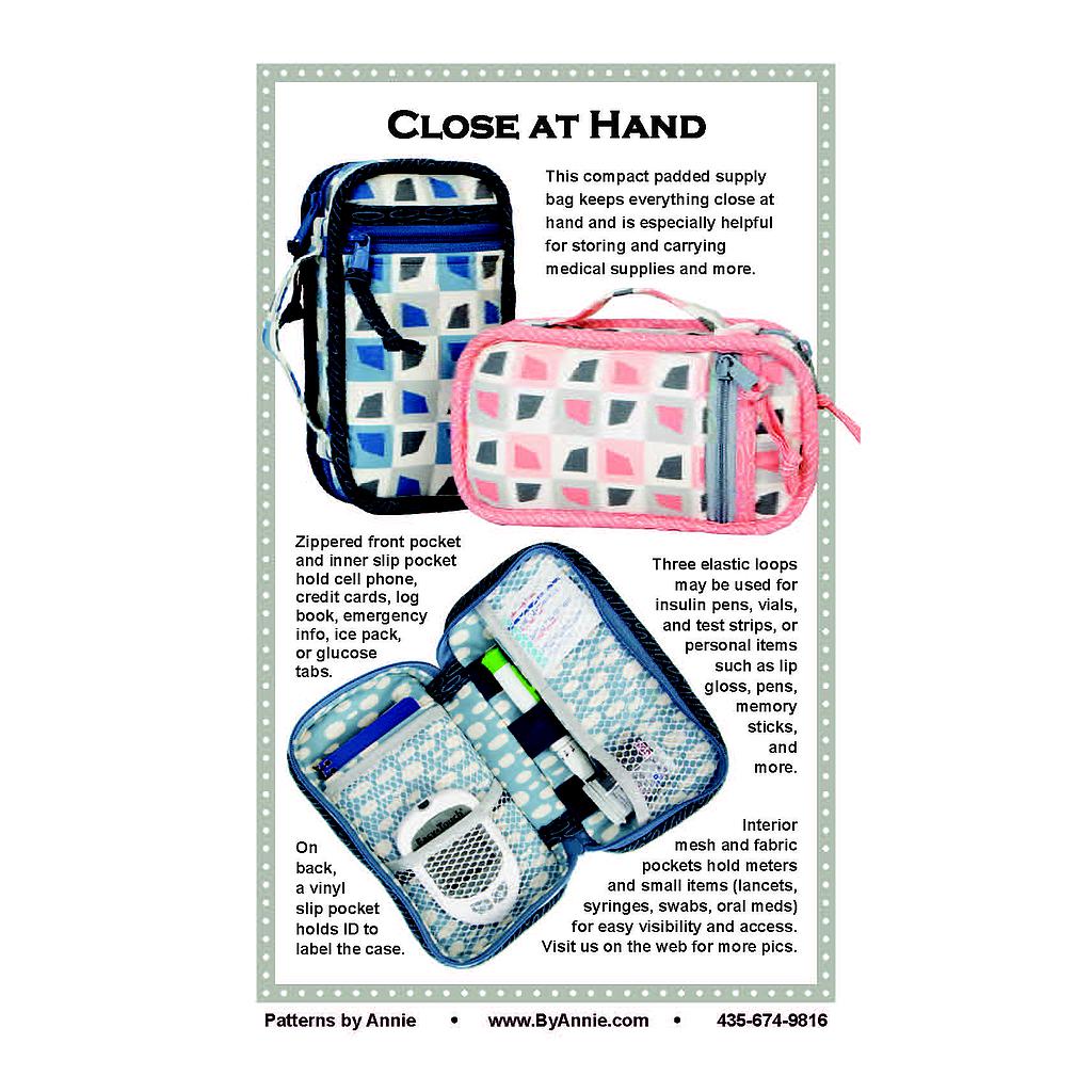 Close At Hand sewing organizer pattern