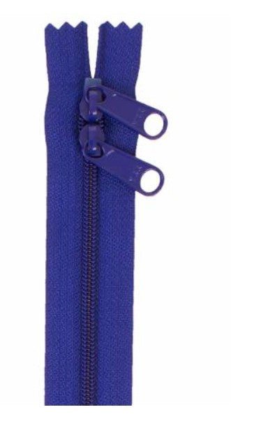 Double-Slide Zipper 30"-Cobalt