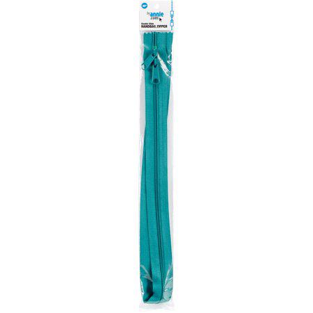 Double-Slide Zipper 30" – Emerald for sewing, jackets, cushions, and craft projects