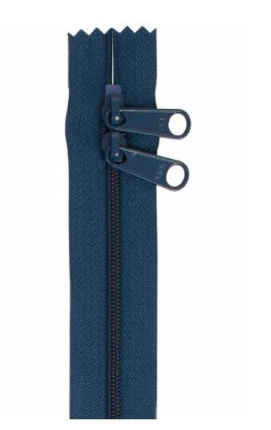 Double-Slide Zipper 30" - Twilight for sewing, jackets, cushions, and craft projects