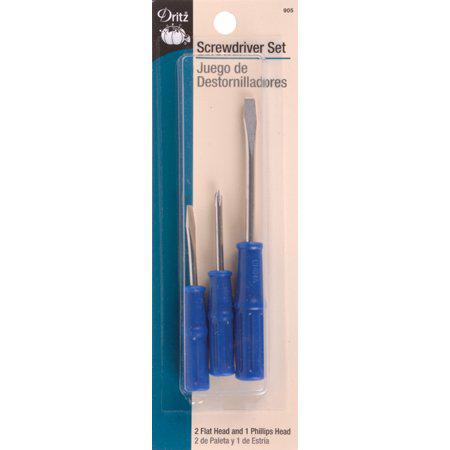 Dritz screwdriver set 3 piece sewing machine notion