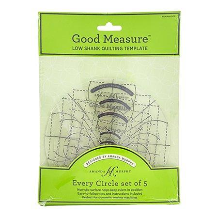 Good Measure low shank quilting template set packaging on a white background
