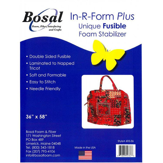 In-R-Form Plus Double Sided 36"x58" – Fusible Foam Stabilizer for bags, totes, and craft projects
