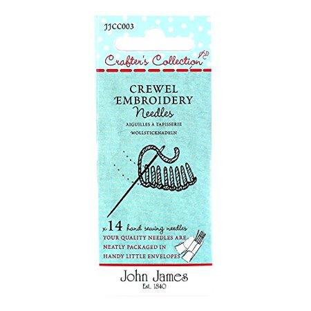 John James Crafter Collection crewel embroidery needles assorted sizes notion