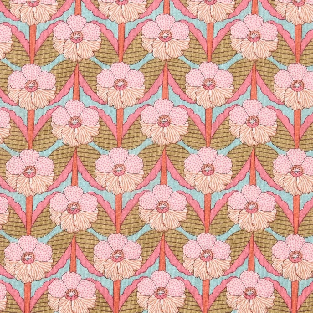 Liberty Chevron (B) Tana Lawn cotton fabric with subtle chevron pattern