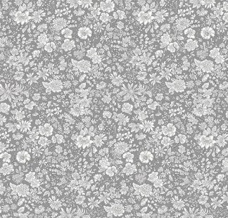 Floral pattern on a gray background