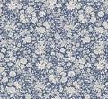 Floral pattern on a blue background