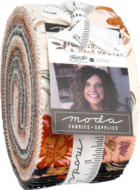 Moda Foraged Found & Hand Me Down Jelly Roll 45630JR 40 pcs 2.5-inch Precuts by Stephanie Sliwinski