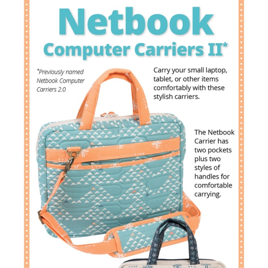 Netbook Bag ByAnnie Class – Learn to make a custom computer carrier step-by-step