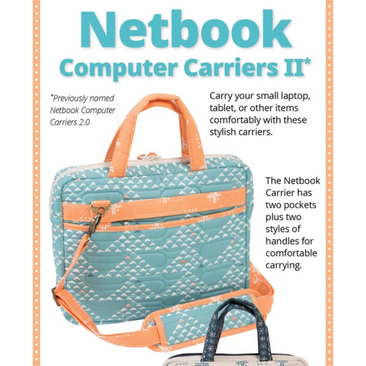 Netbook Bag ByAnnie Class – Learn to make a custom computer carrier step-by-step