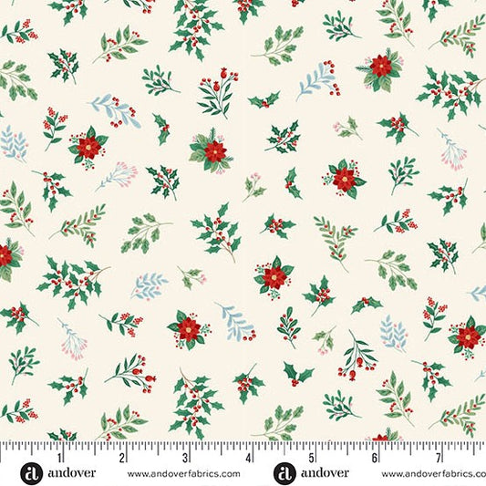 Andover - Makower UK - Nutcracker - Foliage Cream 226-Q