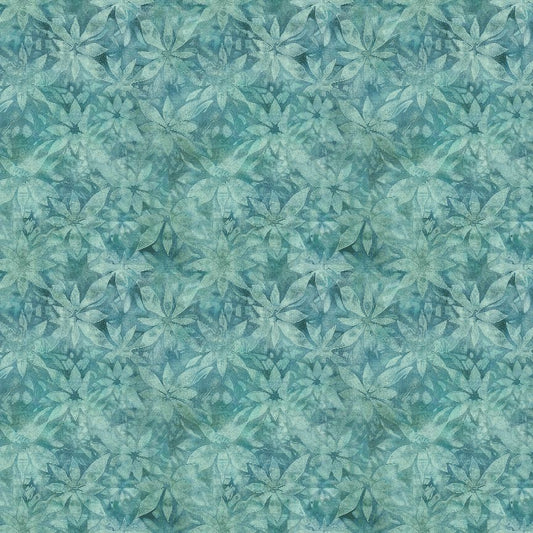 Timeless Treasures Calico Cat Powder Shadow Floral quilting cotton fabric