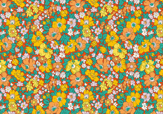 Liberty Everlasting Cosmos Song B quilting cotton fabric