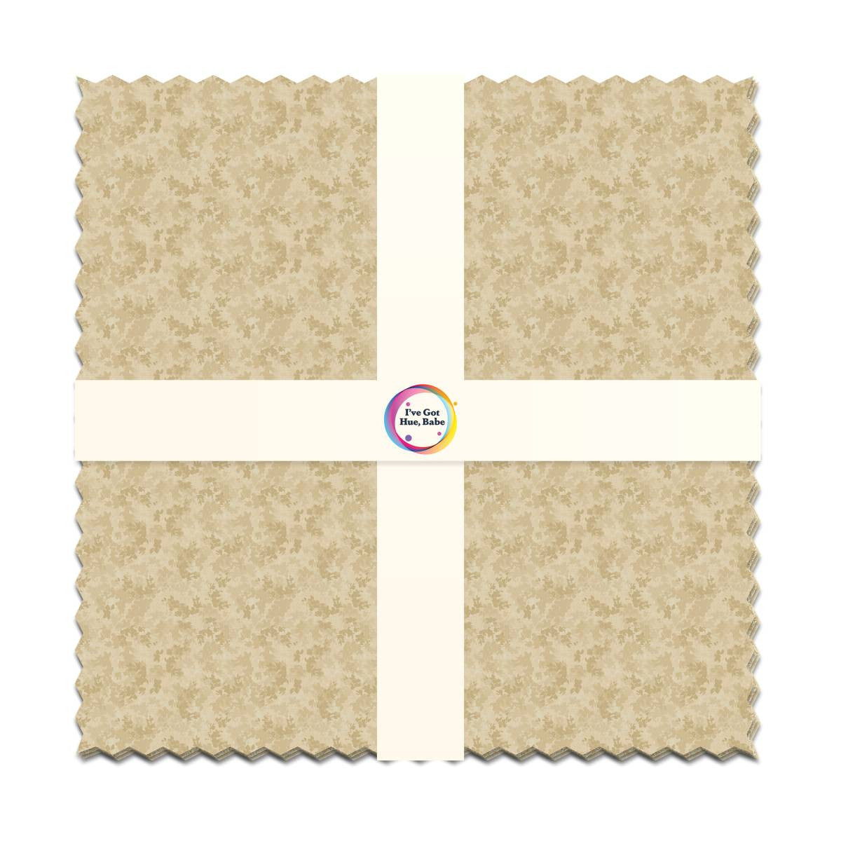 Crem de la Crem 10 inch Squares I ve Got Hue Babe precut