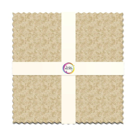 Crem de la Crem 10 inch Squares I ve Got Hue Babe precut