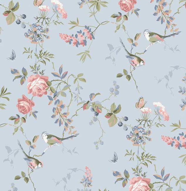 Riley Blake Anne of Green Gables Floral Sky novelty quilting cotton