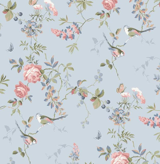 Riley Blake Anne of Green Gables Floral Sky novelty quilting cotton