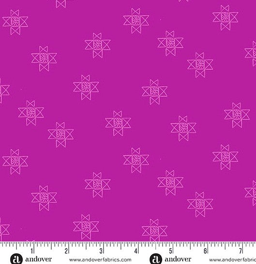 andover-Fandango Ohio Star 1572E Petals and Stitches by Stephanie Organes