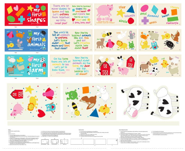 Studio E Huggable and Loveable novelty cotton quilting fabric