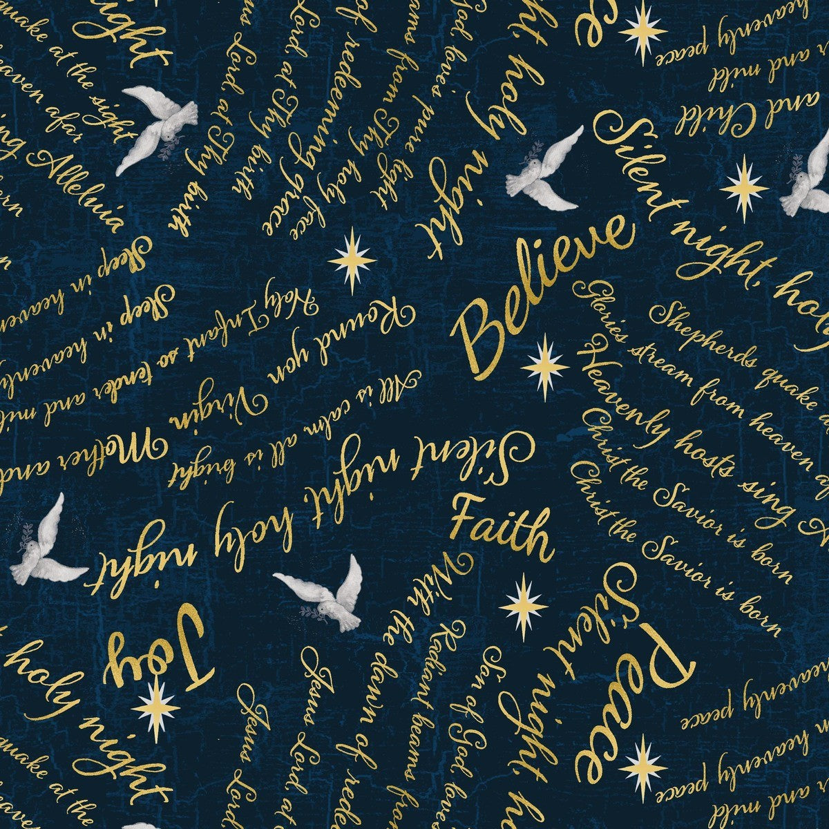 Blank - Silent Night - Navy 4705-77