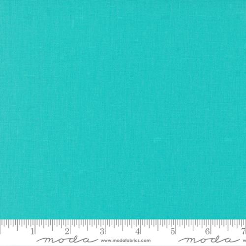 Moda Bella Solids Bermuda teal blue solid quilting fabric