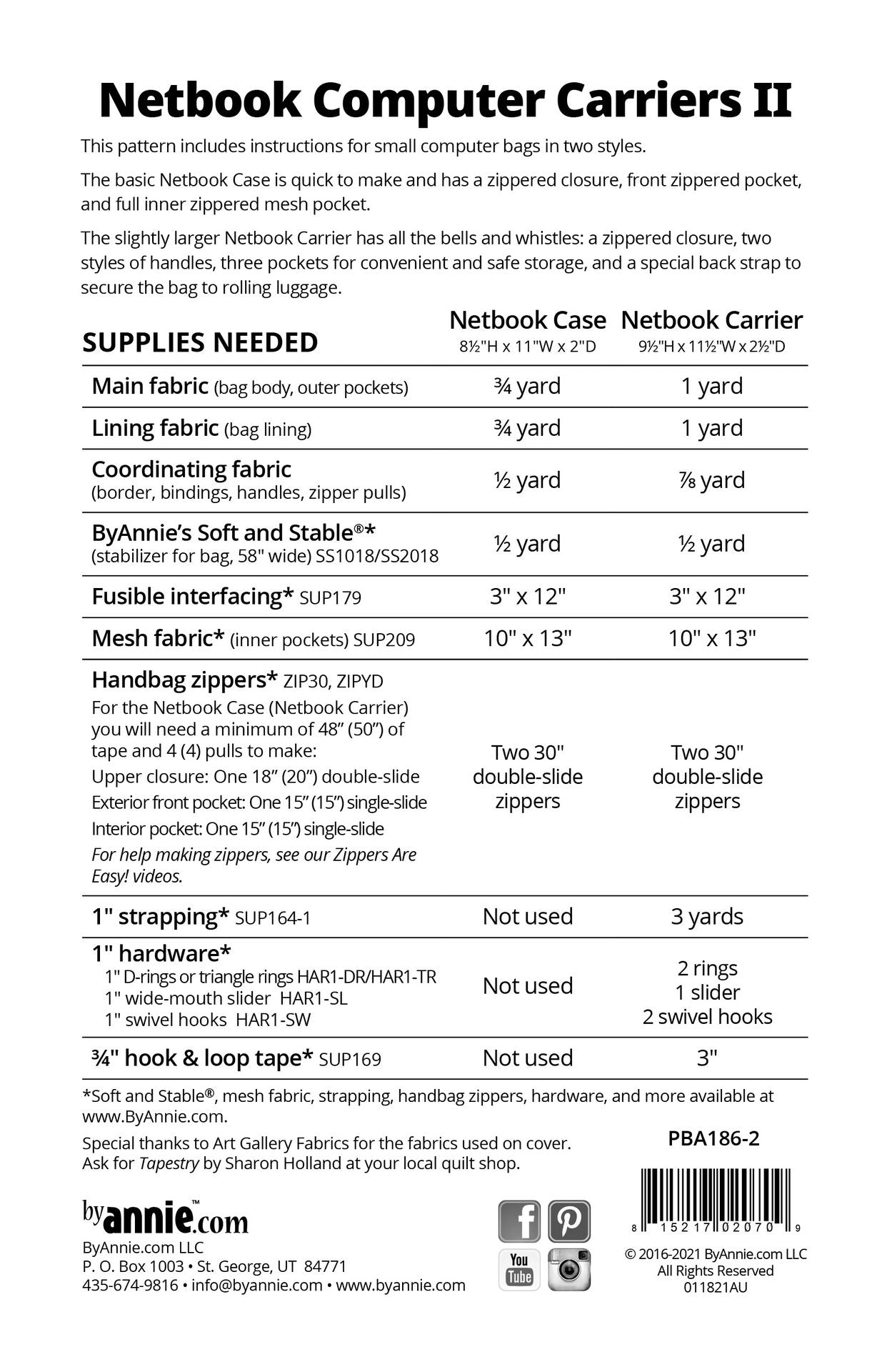 Netbook Computer Carriers II - Pattern