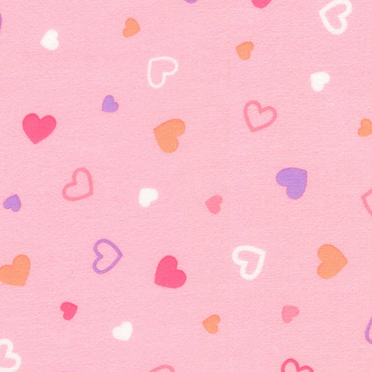 Cozy Cotton Hearts, Rose