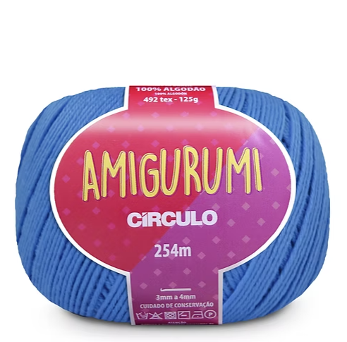 Circulo - Amigurumi - 100% Cotton Yarn - Acqua 2500