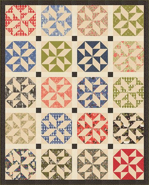 Farmhouse Stars pattern