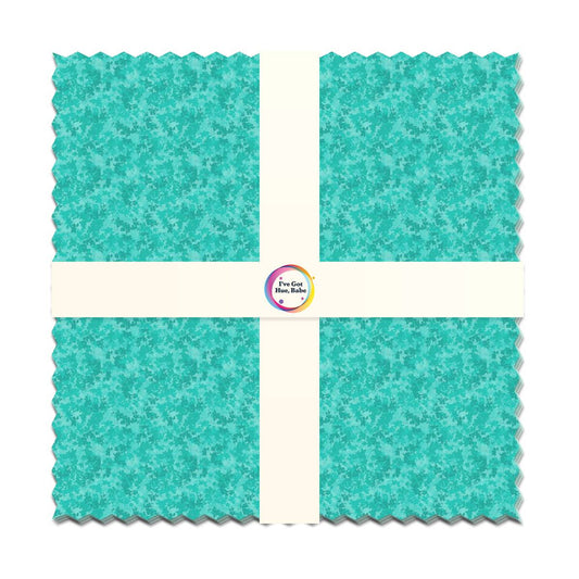 Turquoise Waves 10 inch Squares I ve Got Hue Babe precut
