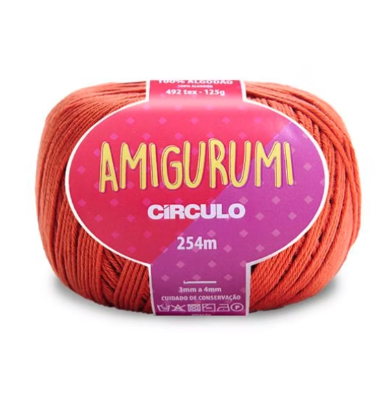Ball of Circulo Amigurumi 100% cotton yarn in Rum