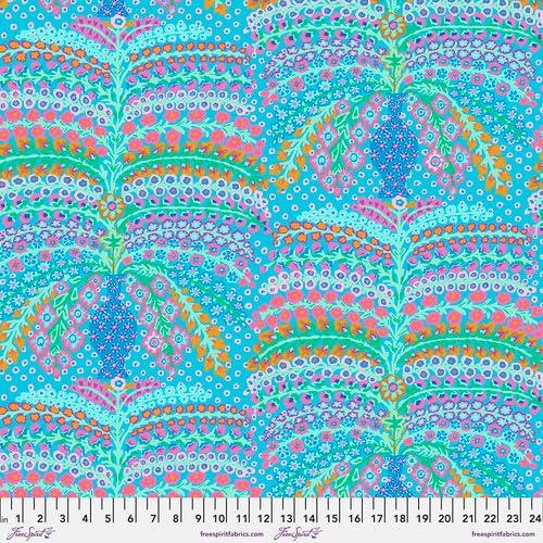 Kaffe Fassett Persian Vase Duck Egg quilting cotton fabric
