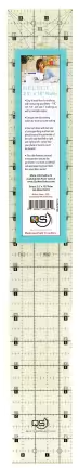 Non-slip quilting ruler 2.5 inch by 18 inch acrylic with grip coating